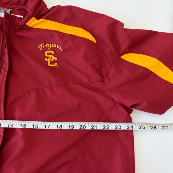 NIKE Fit Storm USC Trojans Authentic Team Windbreaker Jacket Size Medium UNISEX - Picture 11 of 13